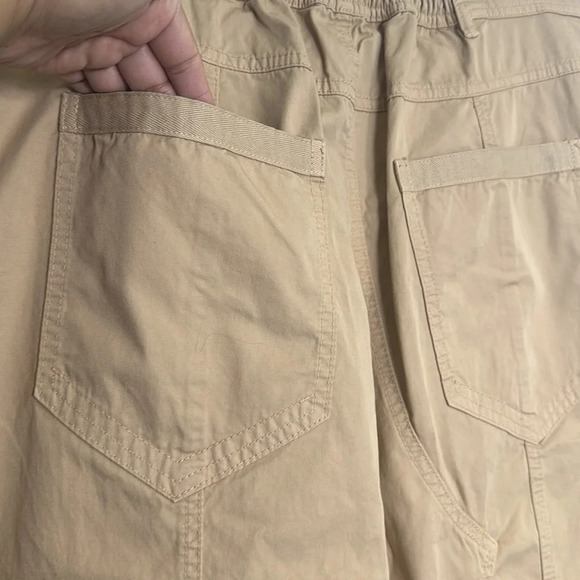 Zara SRPLS Womens Size Large Tan Midi Cotton Skirt NWT - Picture 5 of 12